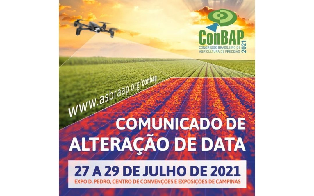Congresso Brasileiro de Agricultura de Precisão é adiado para julho de 2021
