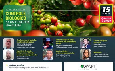 Webinar sobre controle biológico na cafeicultura aborda certificações e manejo integrado de pragas e doenças