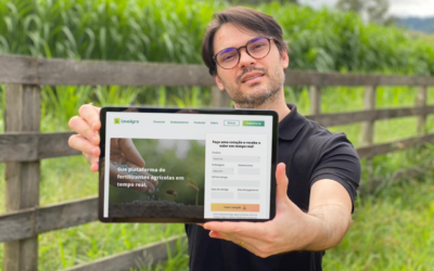 Startup cria única plataforma online de comercialização de fertilizantes em tempo real do país