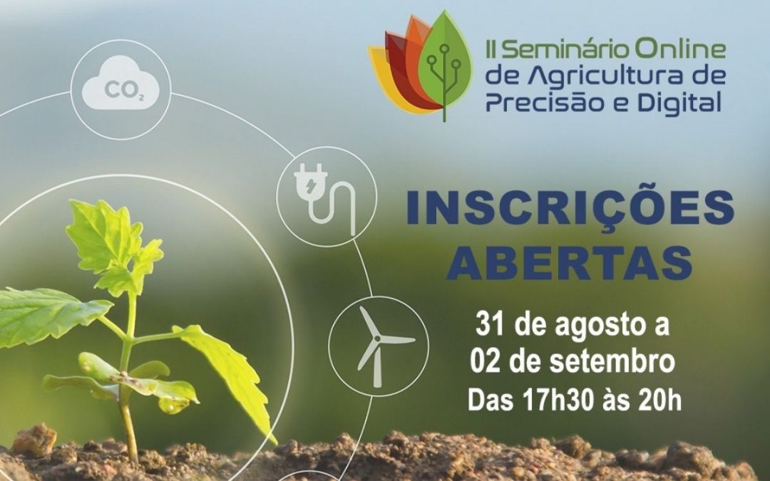 Evento online aborda pesquisas e aplicações de agricultura de precisão e digital