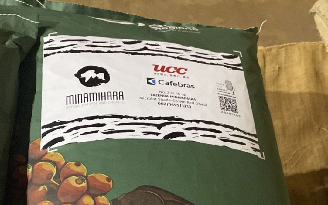 Lote de café especial é exportado para o Japão com rastreabilidade blockchain pela primeira vez