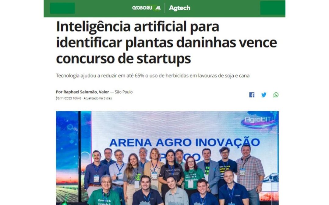 Globo Rural: Inteligência artificial para identificar plantas daninhas vence concurso de startups