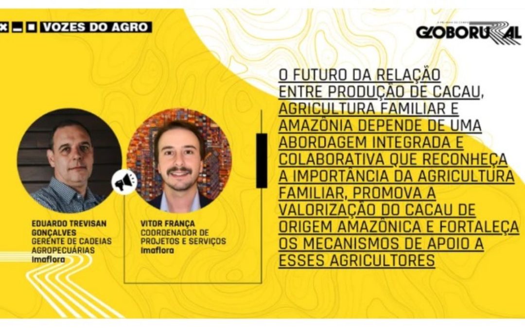 Vozes do Agro/Globo Rural: A produção de cacau e os desafios para a agricultura familiar na Amazônia