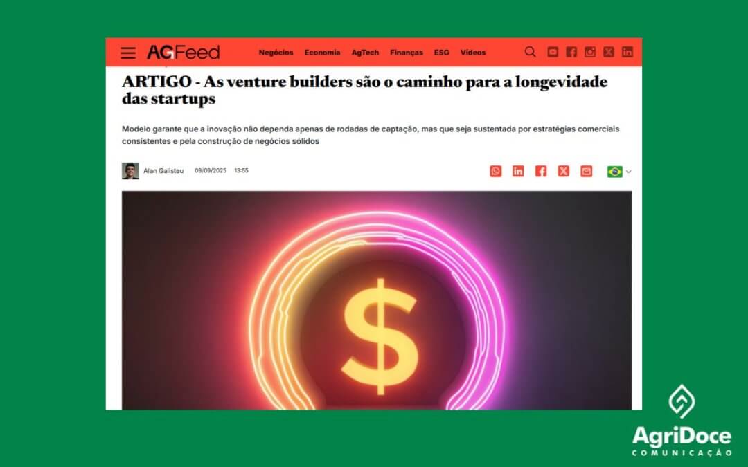 AgFeed: As venture builders são o caminho para a longevidade das startups