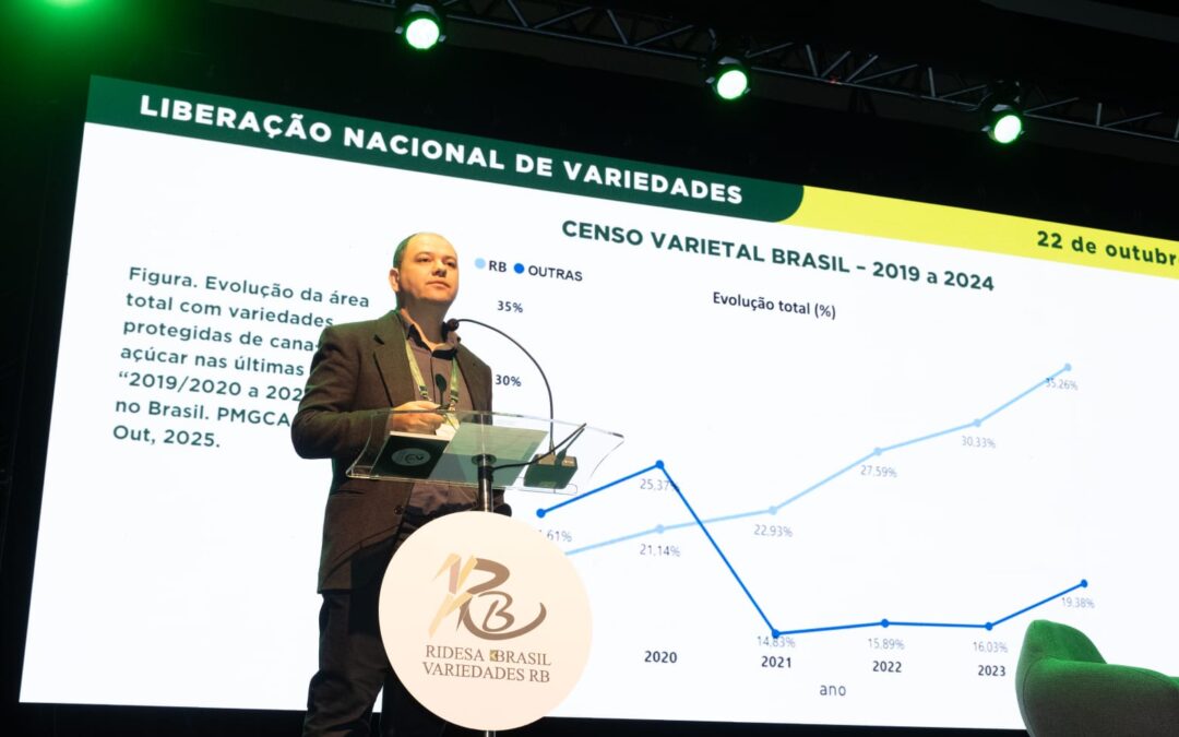 Censo varietal mostra que variedades da RIDESA representam 54% da cana colhida no país na safra 2024/25