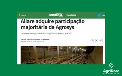 Globo Rural: Aliare adquire participação majoritária da Agrosys