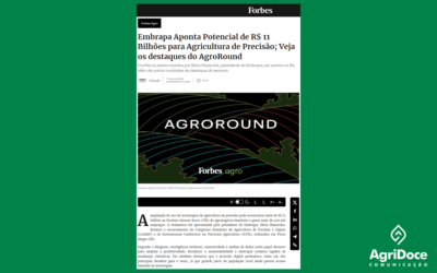 Forbes Agro: Embrapa Aponta Potencial de R$ 11 Bilhões para Agricultura de Precisão; Veja os destaques do AgroRound