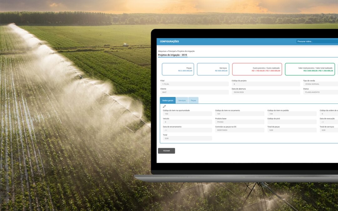 Com foco em irrigação, Aliare projeta dobrar participação no mercado até 2027